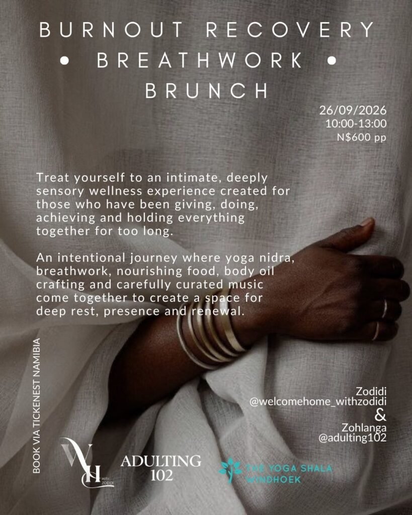 burnout breathwork brunch | TicketNest Namibia